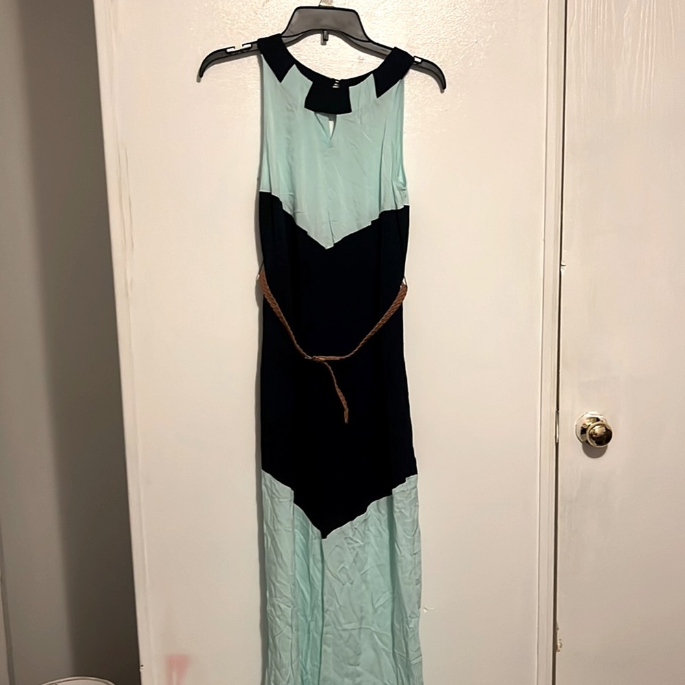 Chevron Printed Maxi Dress